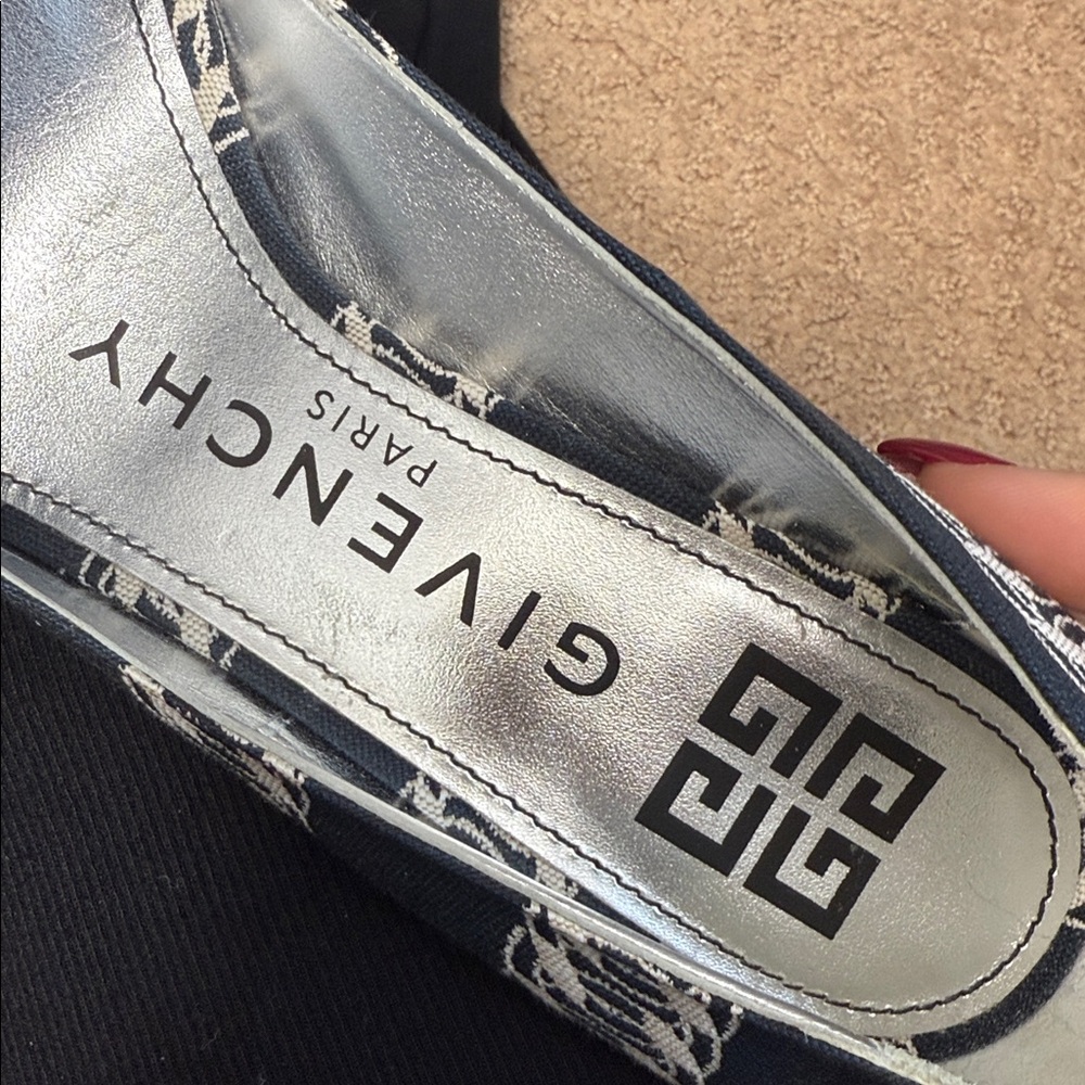 Givenchy Monochrome Patterned Heels - image 4